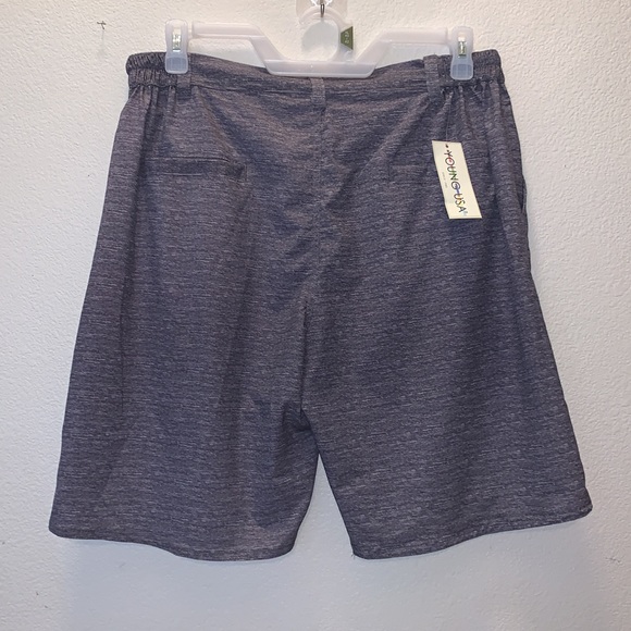 NWT Young USA High Surf grey swim trunks - Picture 5 of 7